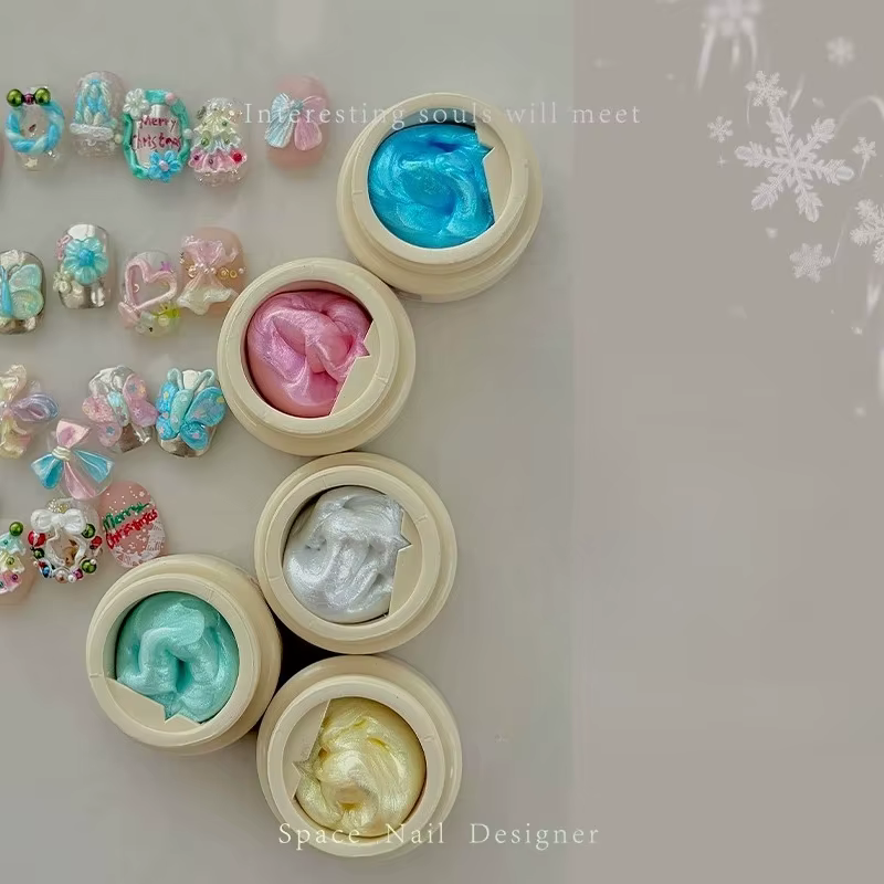 Gel de modelage 3D Aurora Pearl Mermaid 5 couleurs 5ml