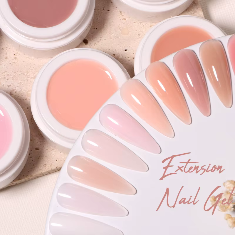 UR SUGAR 15ml Extension ongles Gel gelée rose blanc clair dur Gel