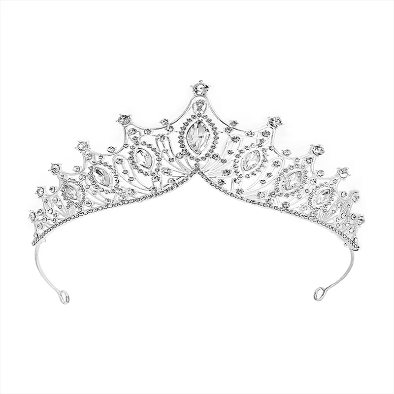Couronnes de reine pour femmes, couronne de concours avec peignes, couronne de princesse pour filles, strass en cristal, bandeau diadème, peigne diadème