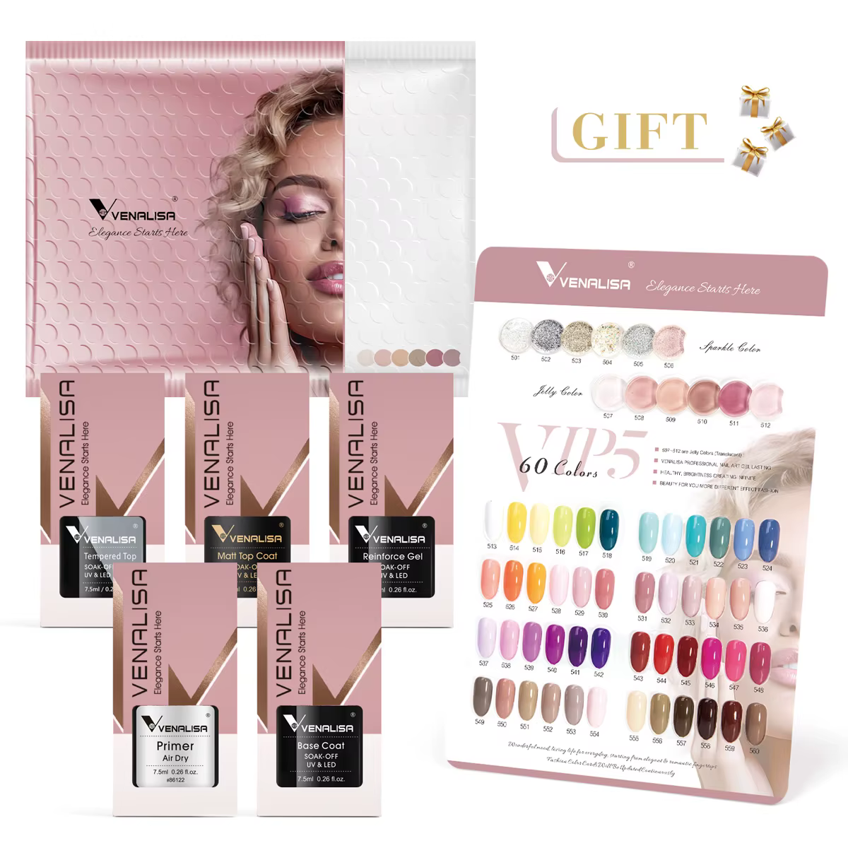 VENALCraw-Verhéritage à Ongles Gel Hema Free