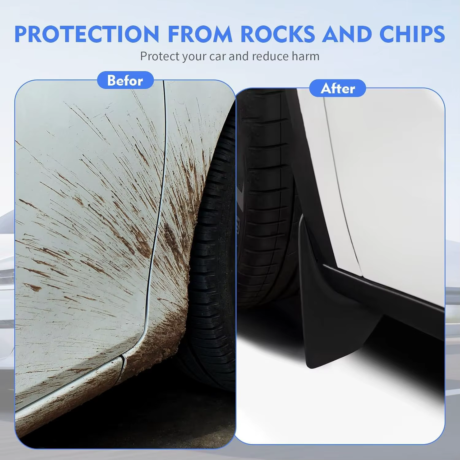 Accessoires pour Tesla Model Y Model 3 Highland 2026 : Garde-boue de qualité militaire toutes saisons pour une protection optimale de la peinture et une propreté garantie