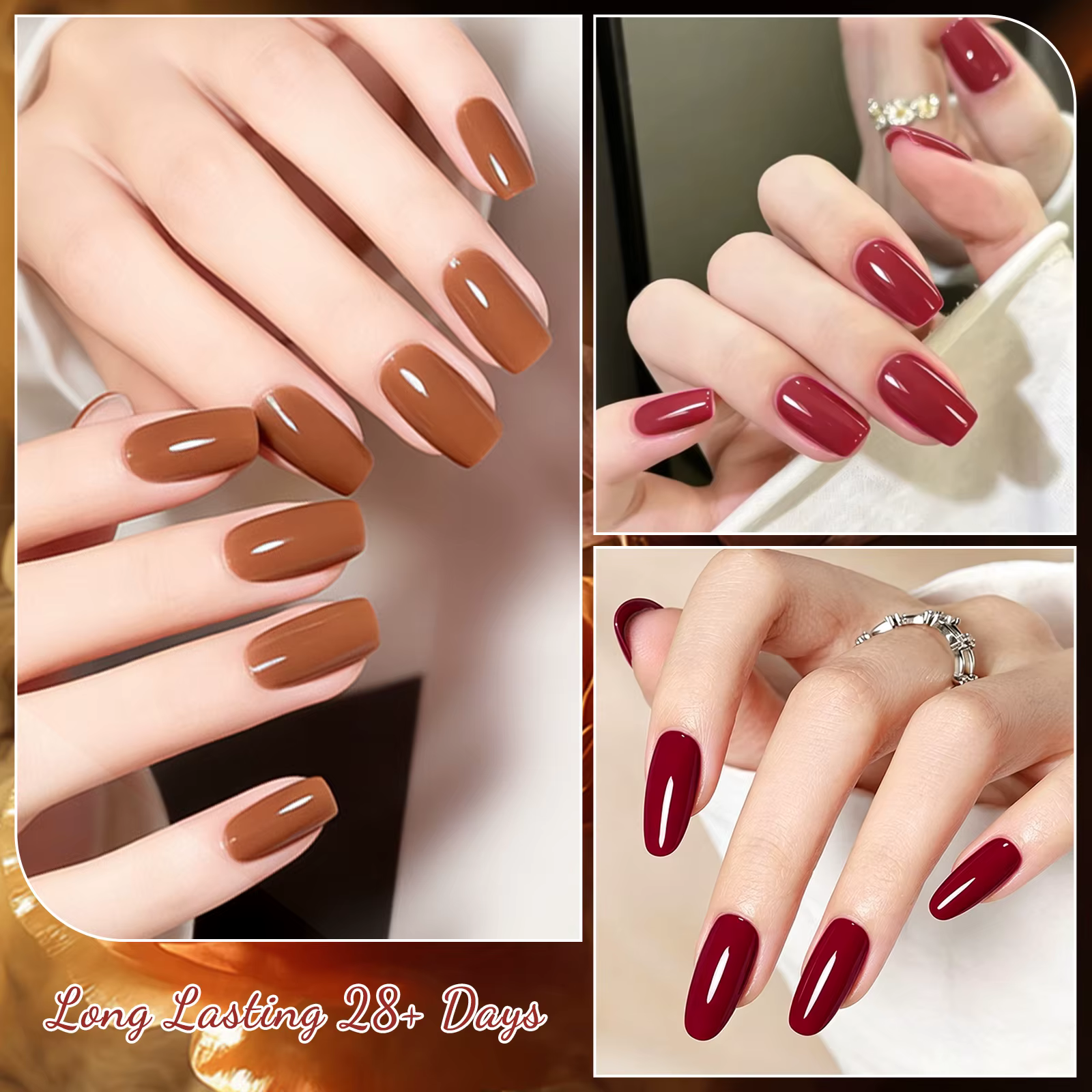 Lot de 12 vernis à ongles en gel 18