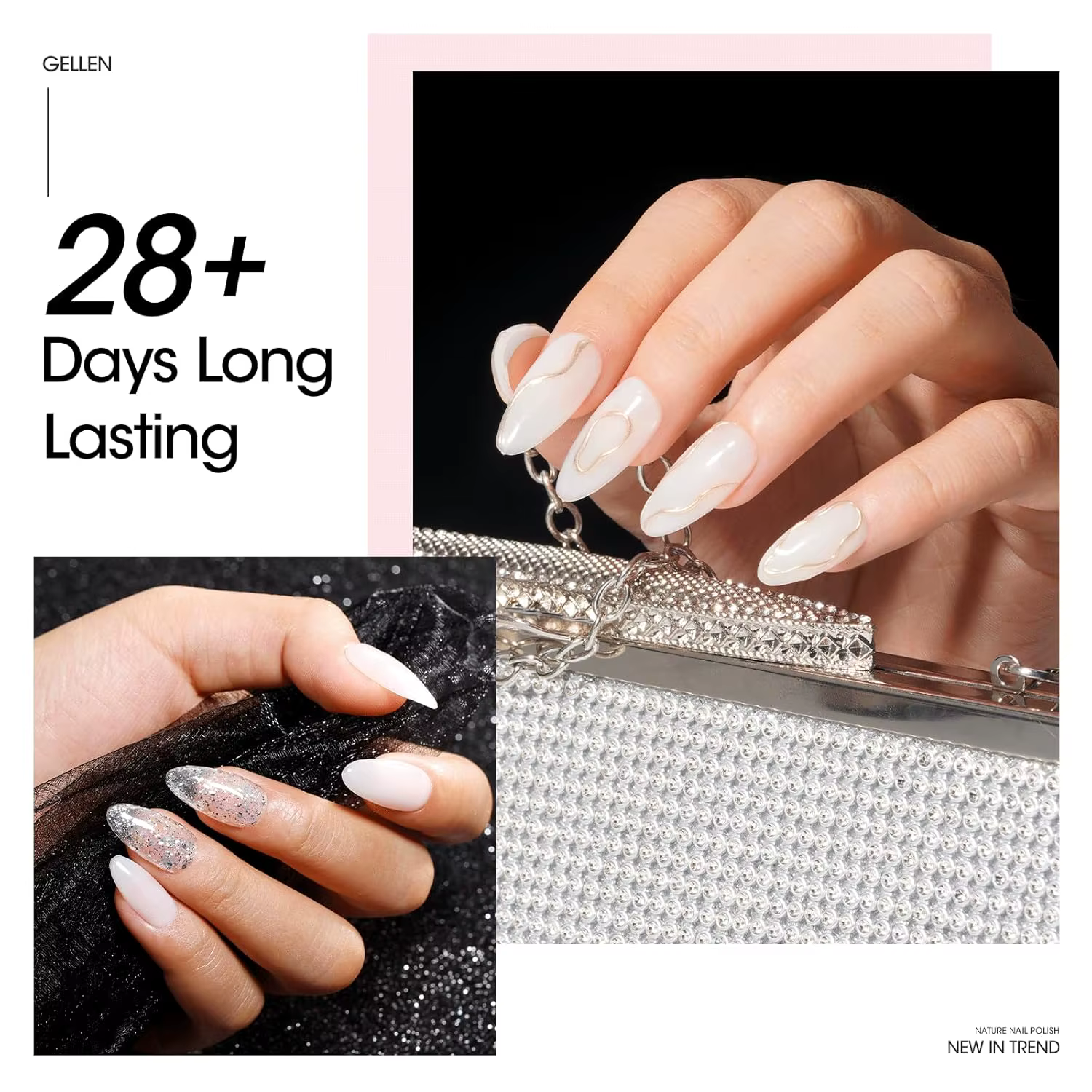 Gel de construction transparent 7-en-1 de 15 ml pour extension d'ongles