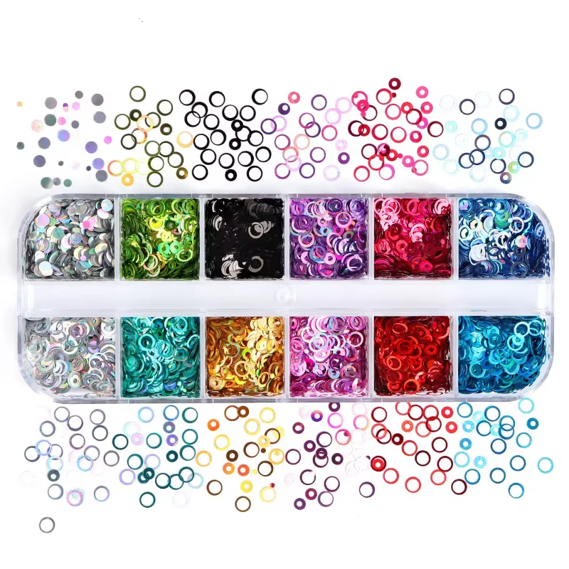 Paillettes Laser pour ongles