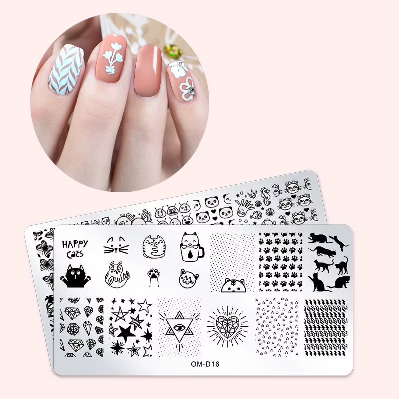 Plaque d'estampage pour Nail Art