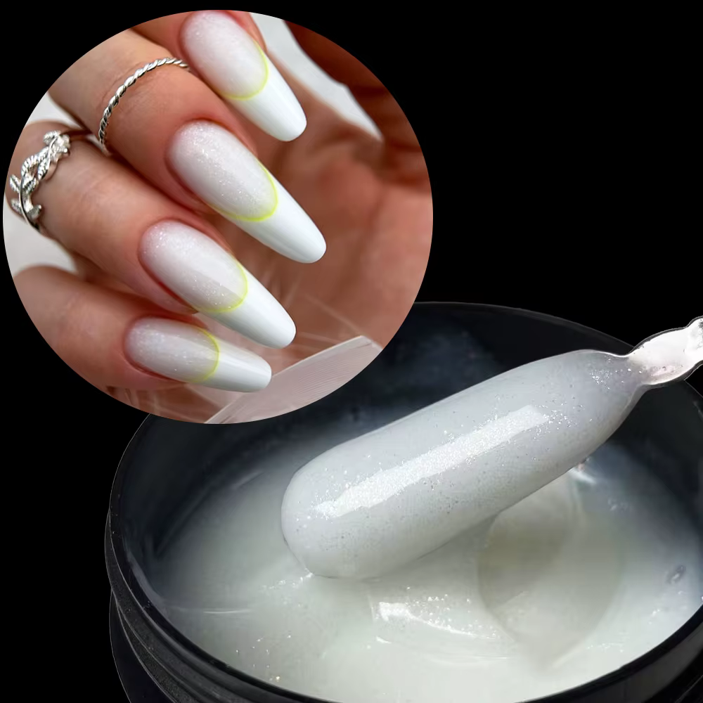 Jillnails 100g Shimmer Rose blanc laiteux