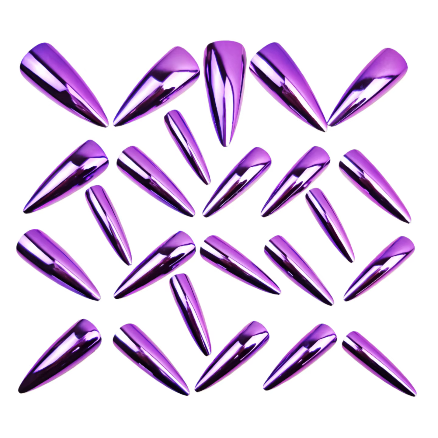 Faux ongles mi-longs pour femmes