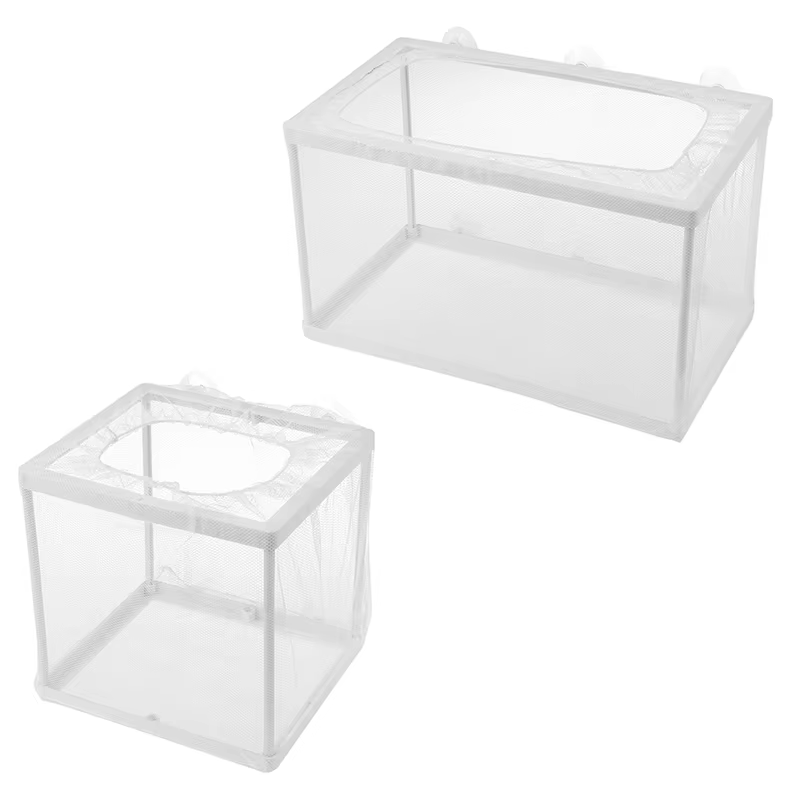 Filet d'incubateur d'élevage de poissons, boîte d'isolation suspendue pour Aquarium