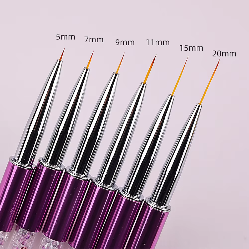 Pinceau liner acrylique en biscuits pour Nail Art