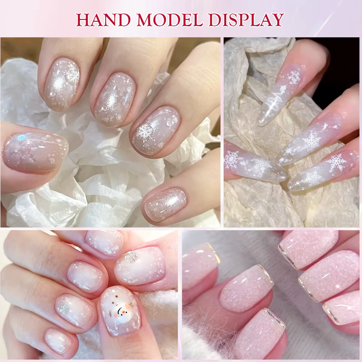 Flocons de neige 10ml, fournitures de Salon de manucure
