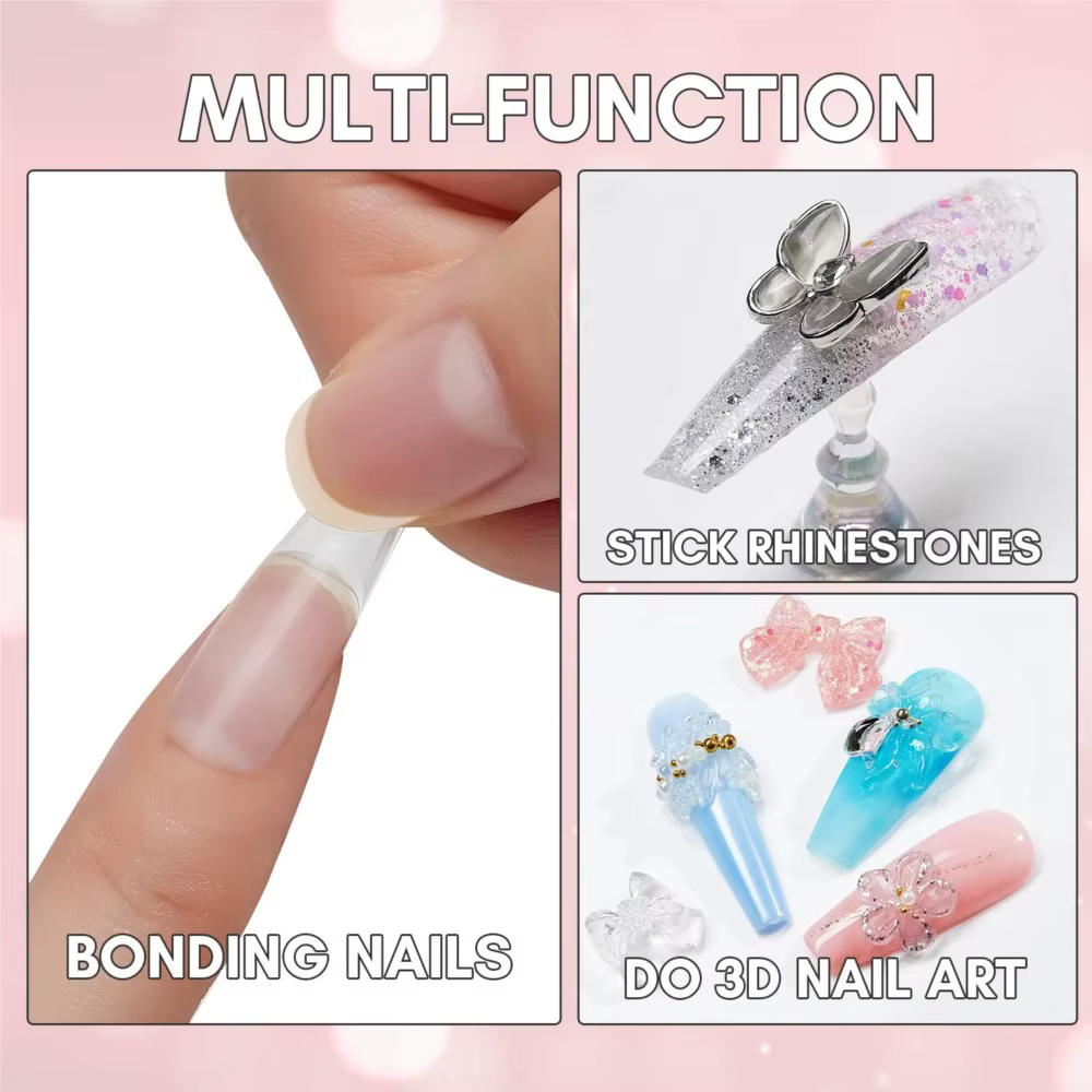 Colle à ongles en Gel solide