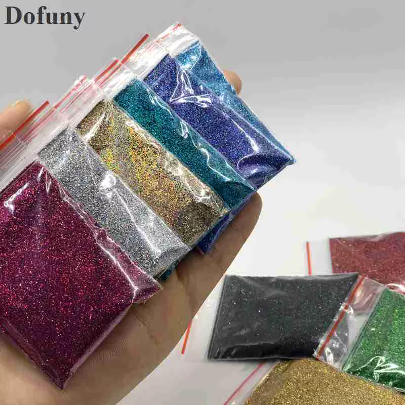 Poudre de paillettes Laser pour ongles