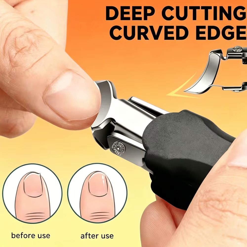 Coupe-ongles noirs pour soins des ongles