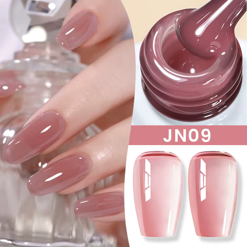 BORN PRETTY 10ml gelée nue Gel vernis à ongles cristal translucide café tremper Semi-Permanent
