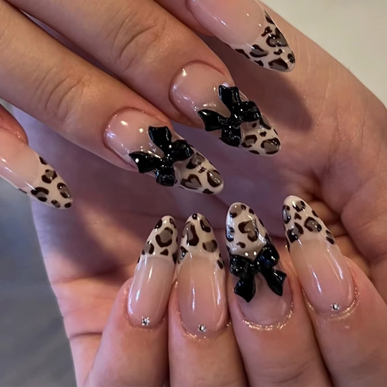 10 pièces ongles en amande