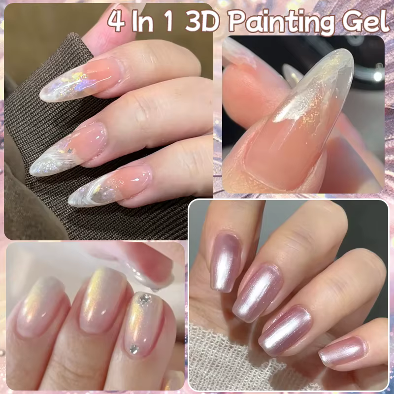 UR SUGAR Gel de Peinture 3D 4-en-1