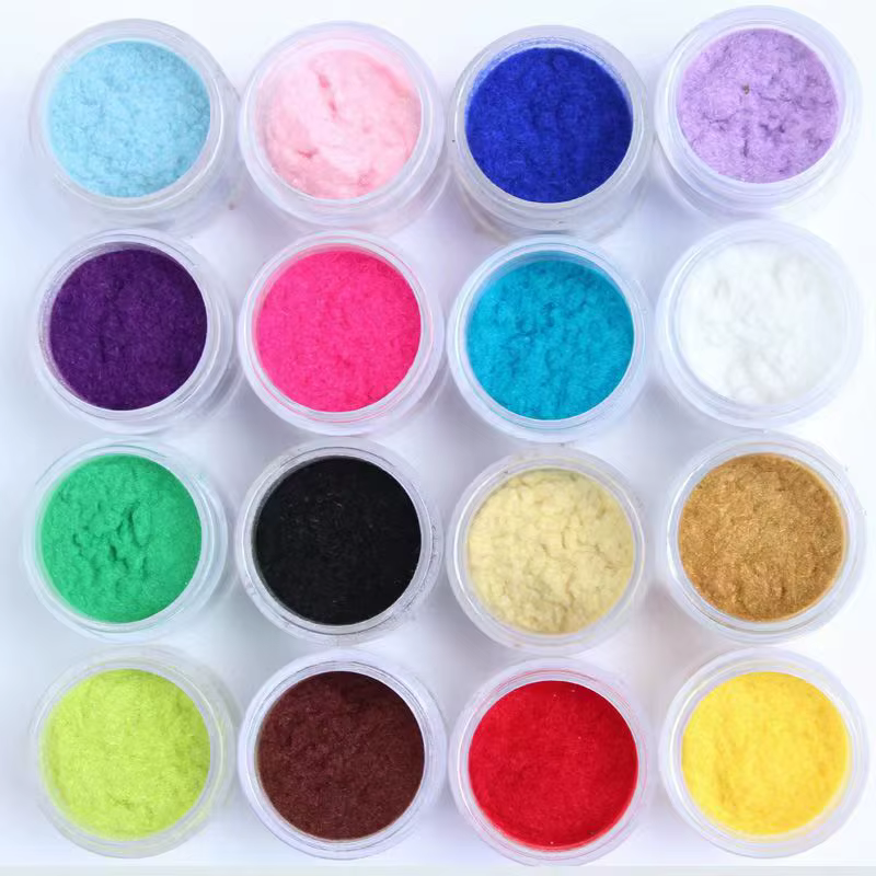 Poudre de velours pour ongles