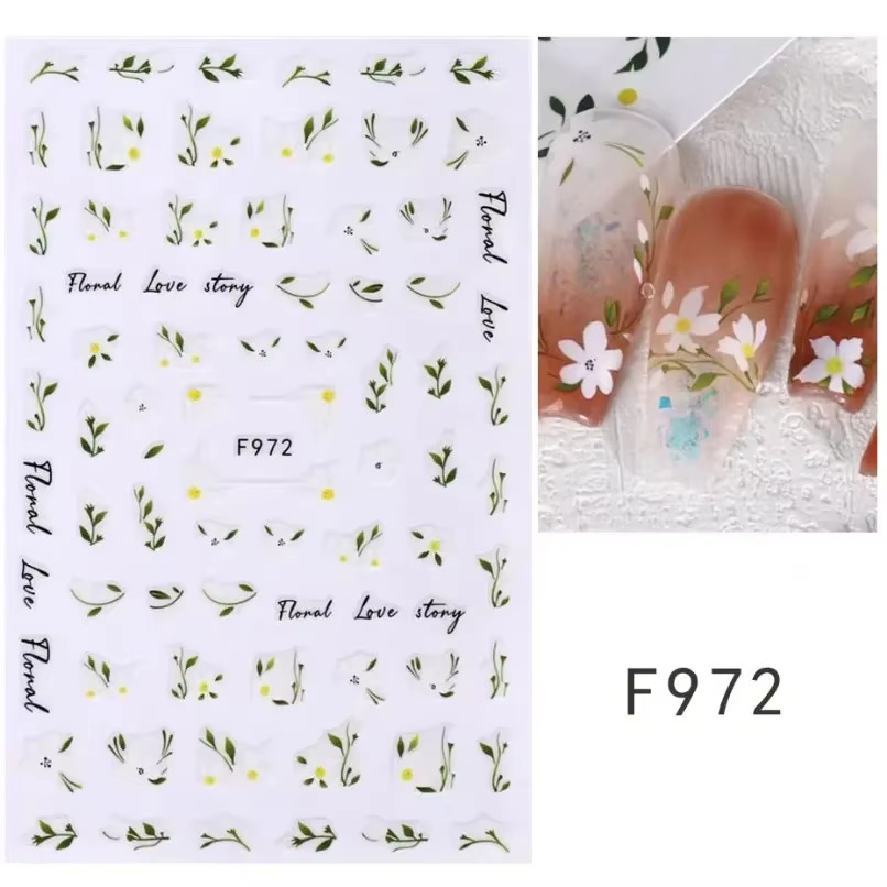 Autocollants 3d pour Nail Art