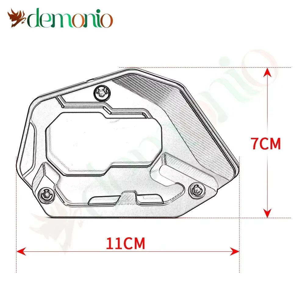 Accessoires de moto pour BMW R1250 GS R1250GS ADVENTURE R 1250GS ADV, béquille latérale, Extension, coussinet d'agrandissement 2018 – 2022