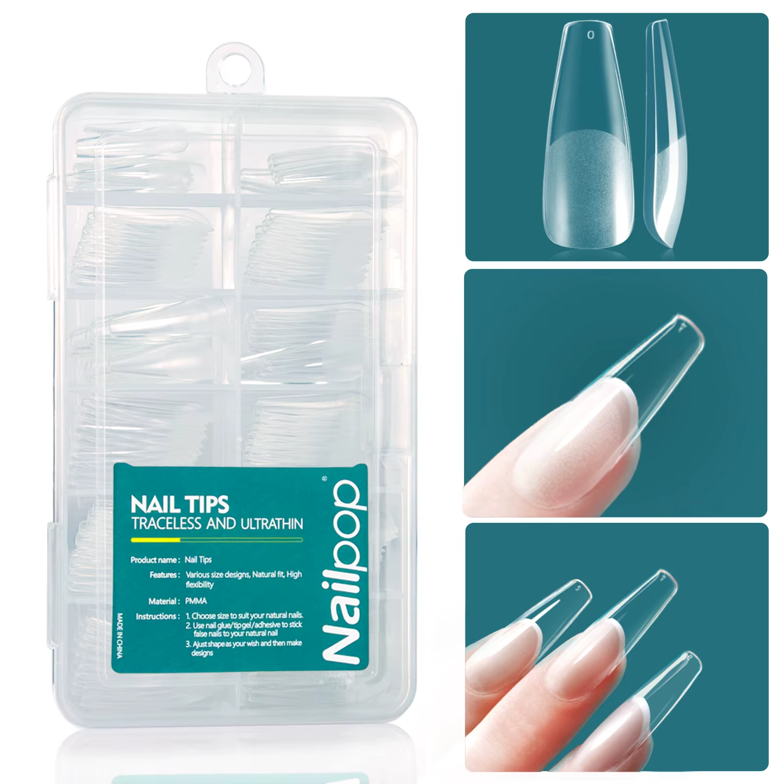 Nailpop – pointes de Gel souple pour ongles