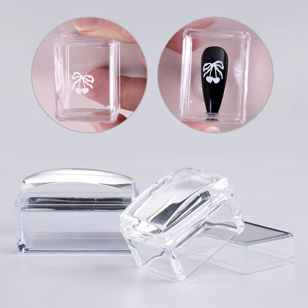 Kit de plaques d'estampage pour ongles carrés