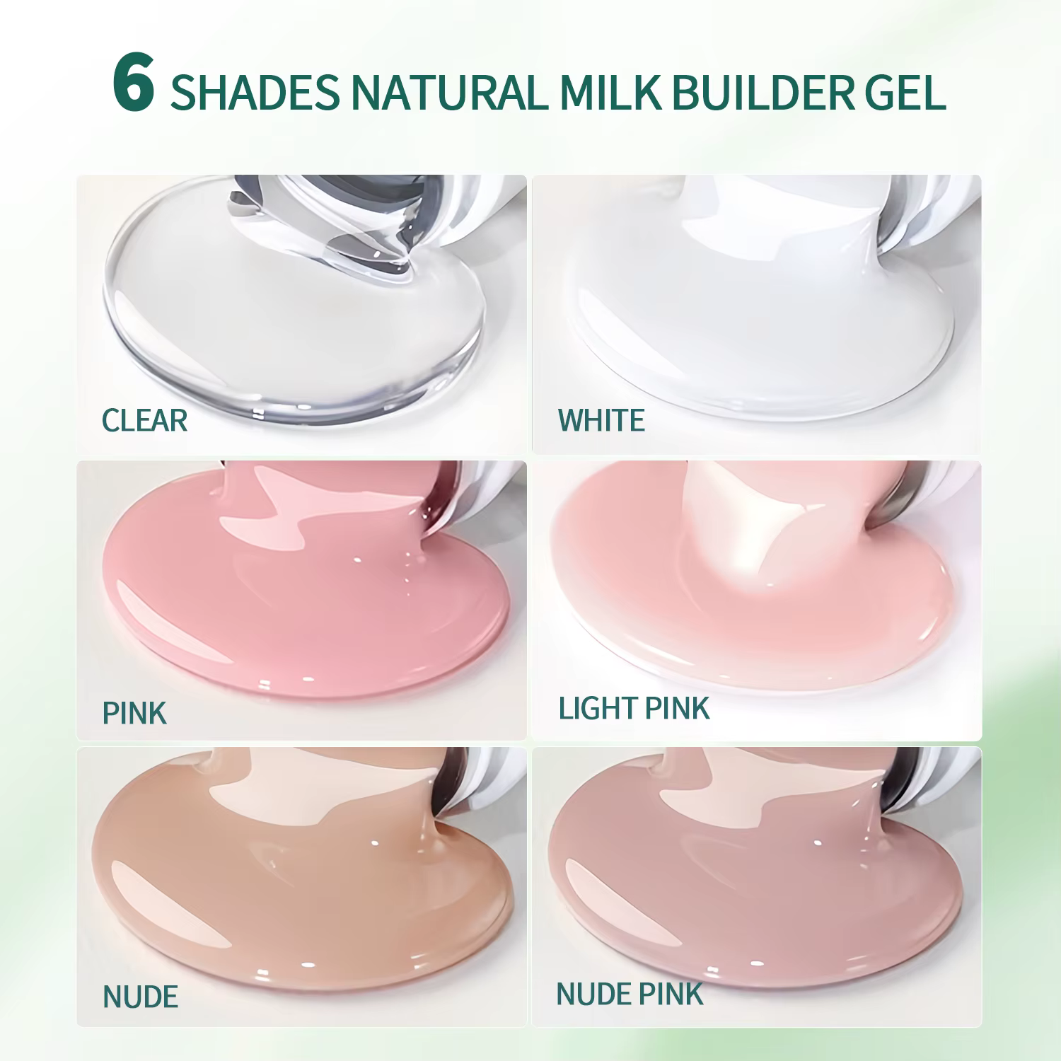 Nailpop 30g HEMA-FREE constructeur Gel laiteux lisse UV Gel pour ongles pour Extension longue durée Gel dur