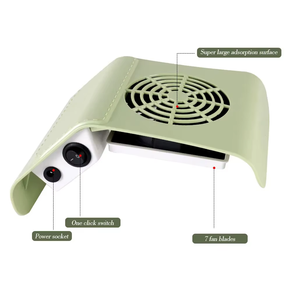 Aspirateur collecteur de poussière d'ongles professionnel-extracteur