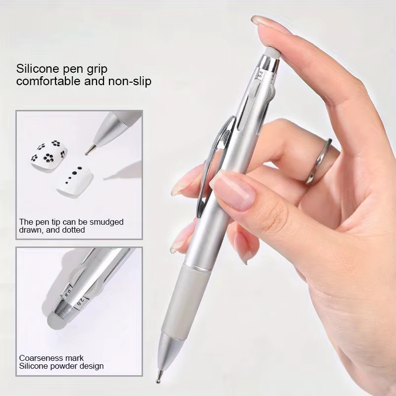 Nouveau Kit de Manucure 5-en-1 : Stylo à Points pour Ongles