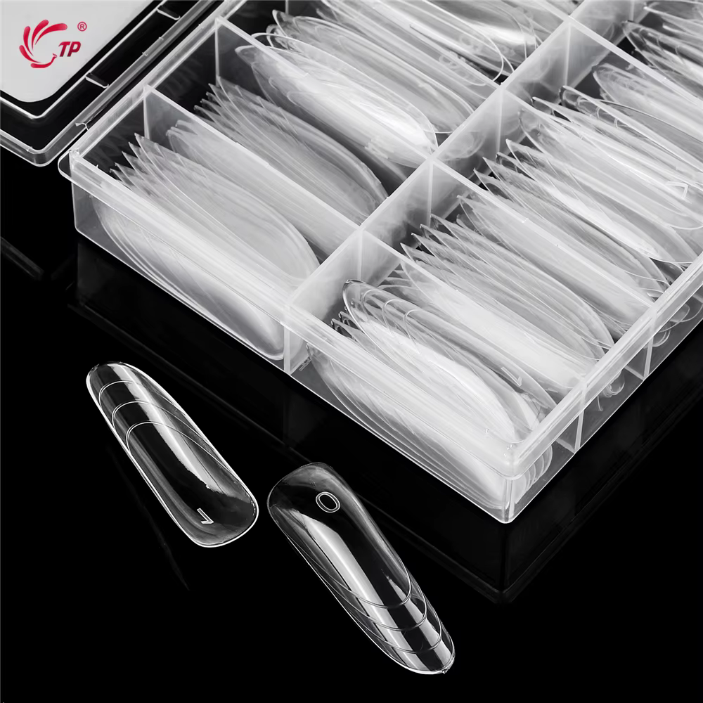 TP nouveau 70 pièces/140 pièces ongles clairs double forme couverture complète système d'extension d'ongle construction