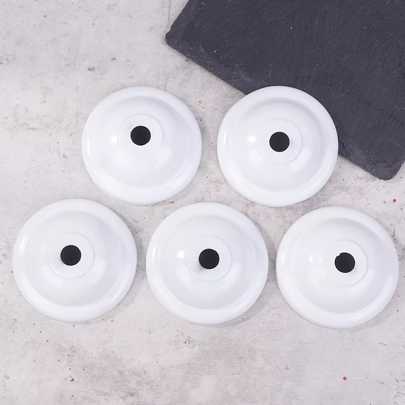 Pendentif DIY, plafond, table, applique décorative : 5 pièces de couverture de plafond convexe avec trou central de 10 mm.