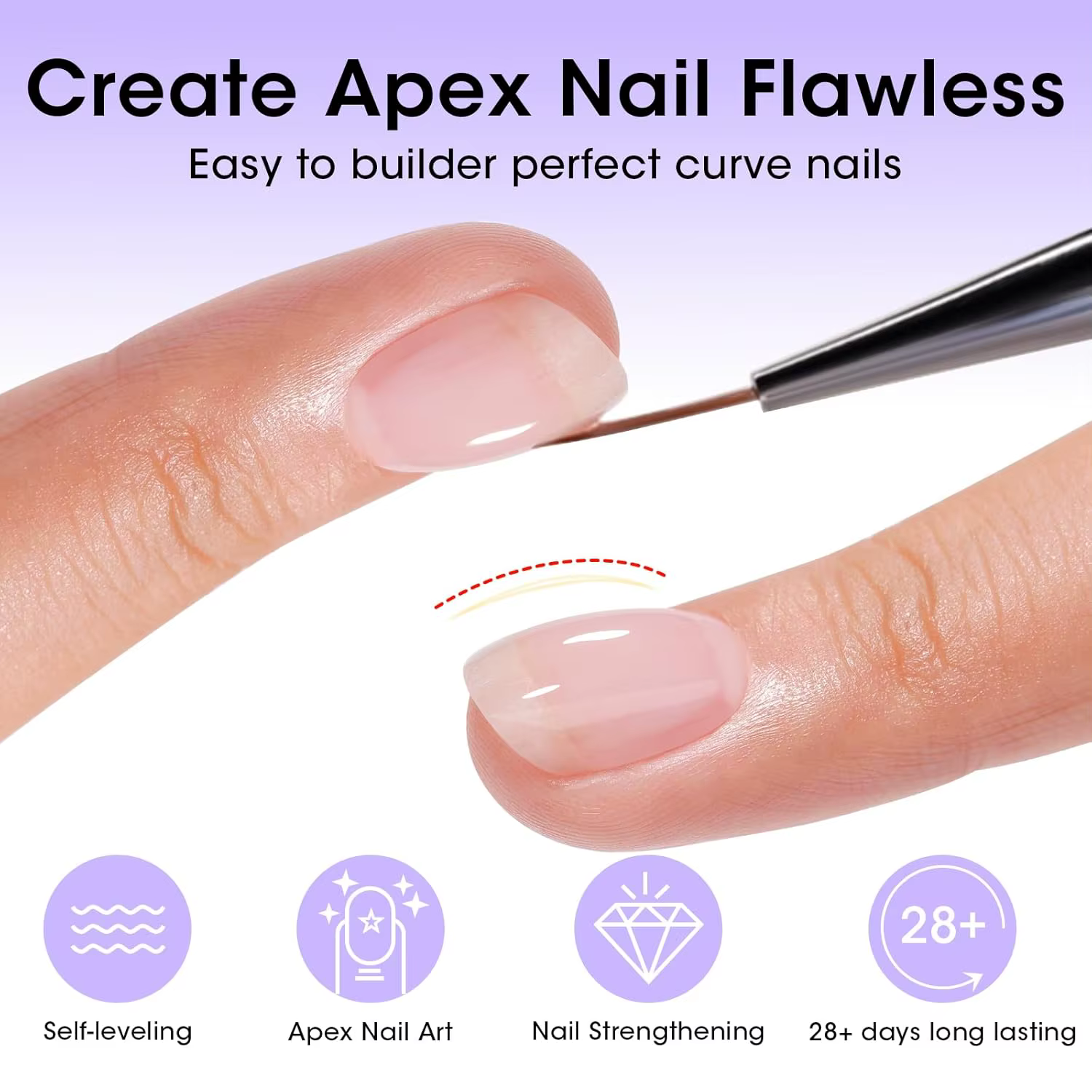 GELLEN Builder Gel pour ongles 18ml Extension claire Gel dur tremper longue durée UV durci