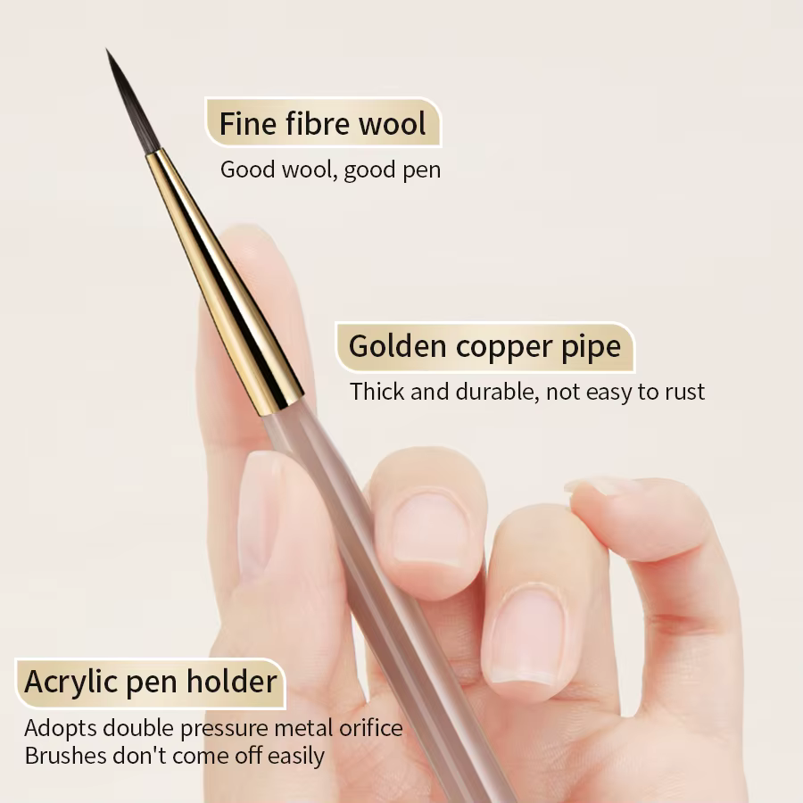 RS Nail Art peinture pinceau lignes acryliques stylo rayures grille fleur papillon dessin aquarelle pinceaux bricolage Design manucure outils