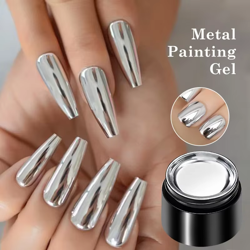 Vernis à ongles Gel pour peinture métallique