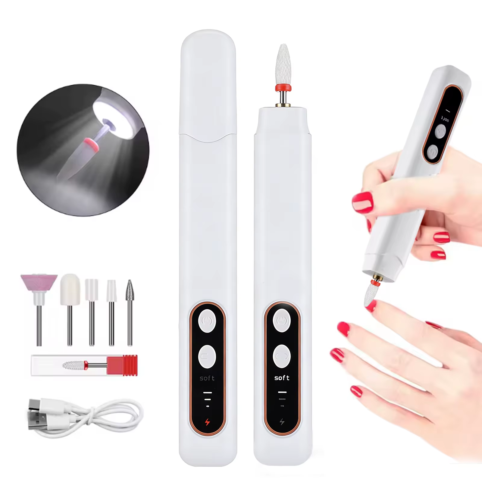 Kit de manucure et pédicure professionnel