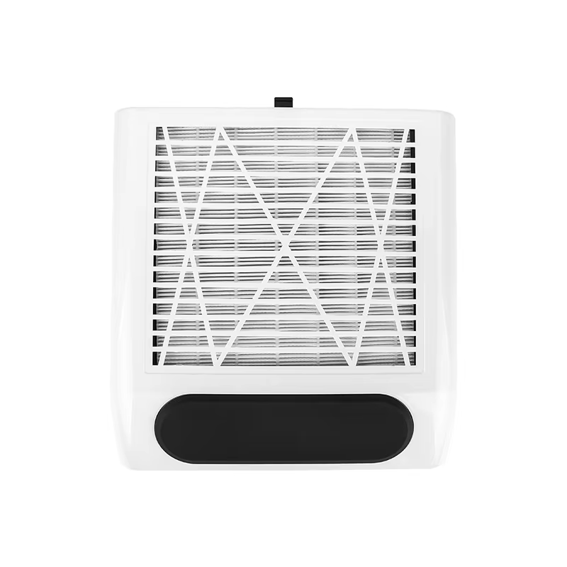 Collecteur de poussière pour ongles avec filtre détachable, aspirateur puissant pour équipement de salon de manucure acrylique