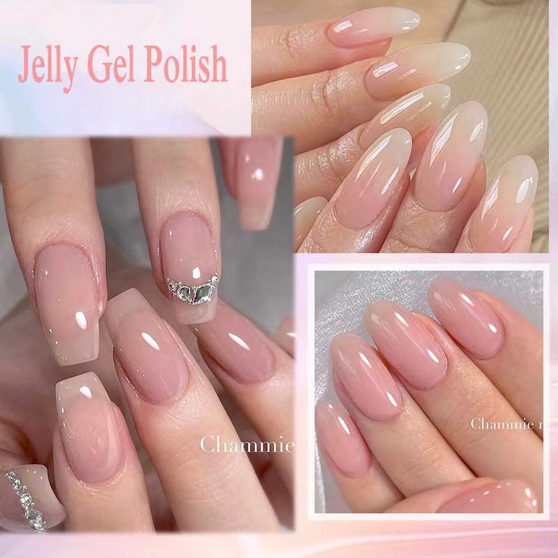 LILYCUTE 7ML gelée nue Gel vernis à ongles Pudding translucide couleur Gel