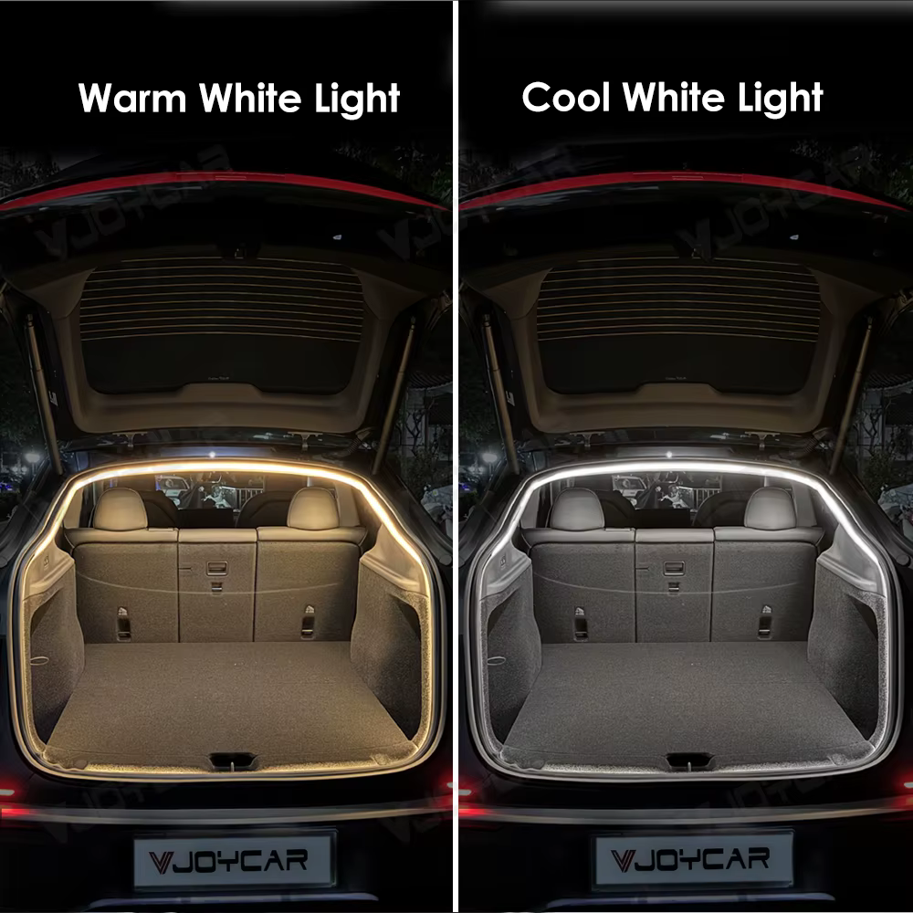 VJOYCAR Nouveau modèle Y Juniper YL New 3 Highland Bande LED étanche pour coffre arrière et avant, éclairage d'ambiance lumineux, Plug & Play