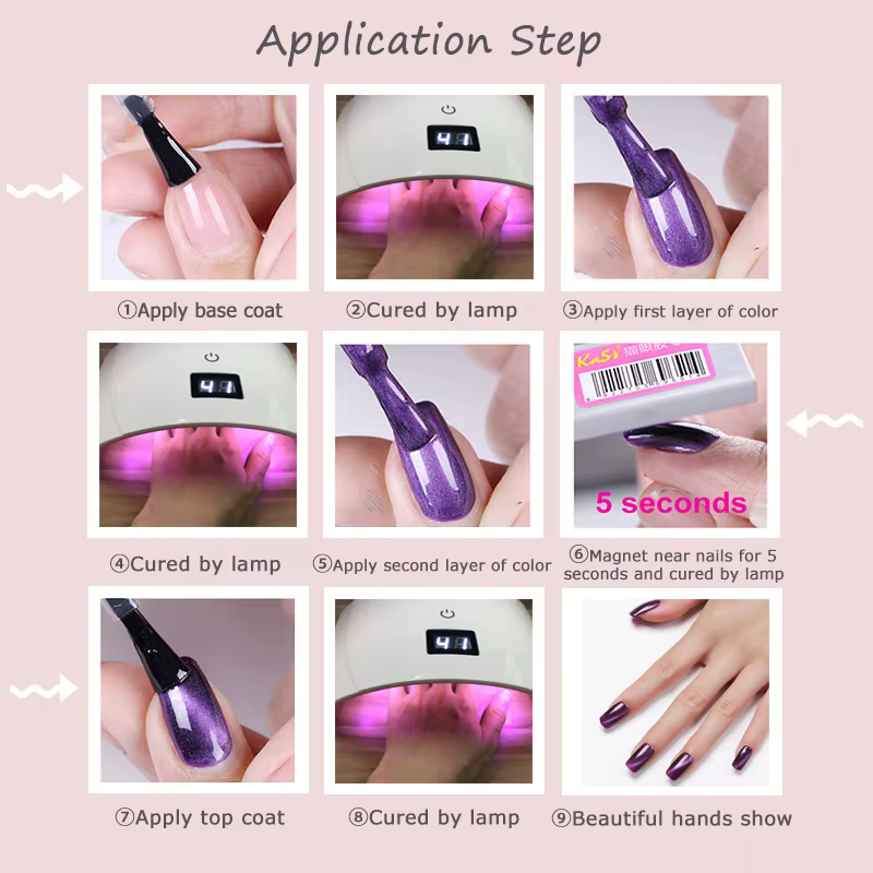 NAILCO 10ml Gel oeil de chat vernis à ongles doré magnétique tremper UV manucure Base Top Gels caméléon Lakier