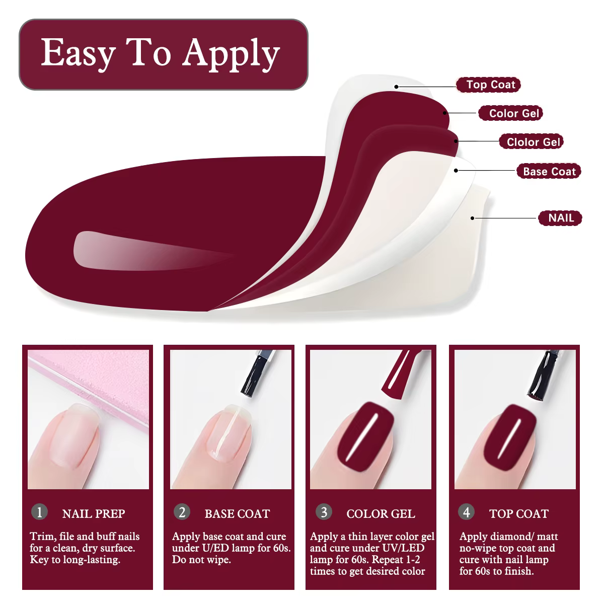 Vernis à ongles en gel Hassleless