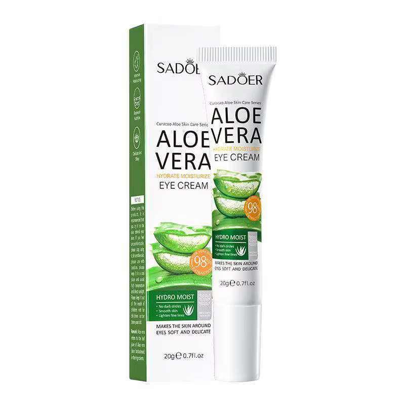 SAODER Aloe Vera crème pour les yeux Anti cernes sacs pour les yeux hydratant raffermissant lisse Contour des yeux beauté santé soins de la peau cosmétiques