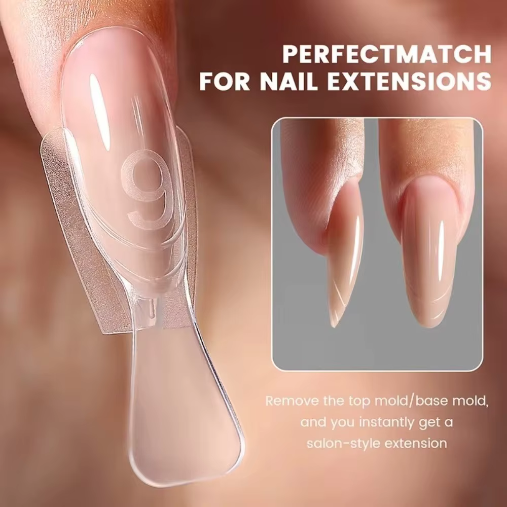 240 pièces Nouvelles formes d'ongles ovales pour sandwich