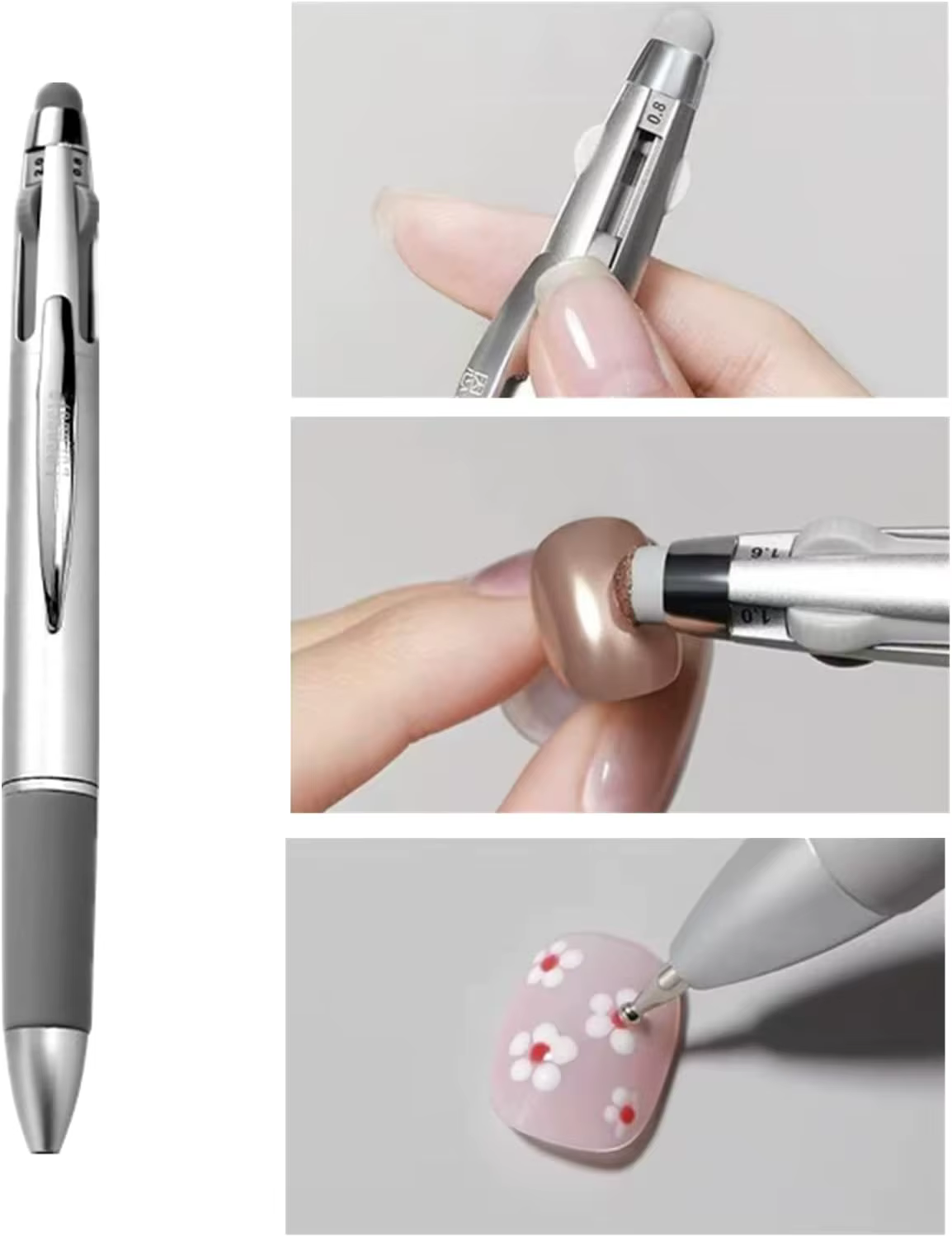 YIKOOLIN Stylo à points 5-en-1 pour nail art