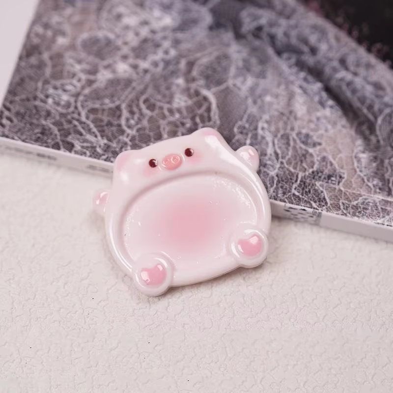 Palette de Couleurs pour Ongles Motif Cochon de Dessin Animé