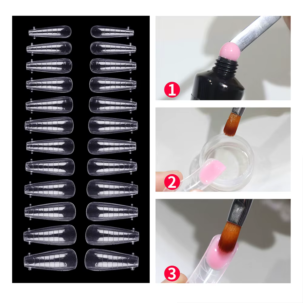 Faux ongles formes conseils Gel UV pour Extension bâtiment Gel vernis