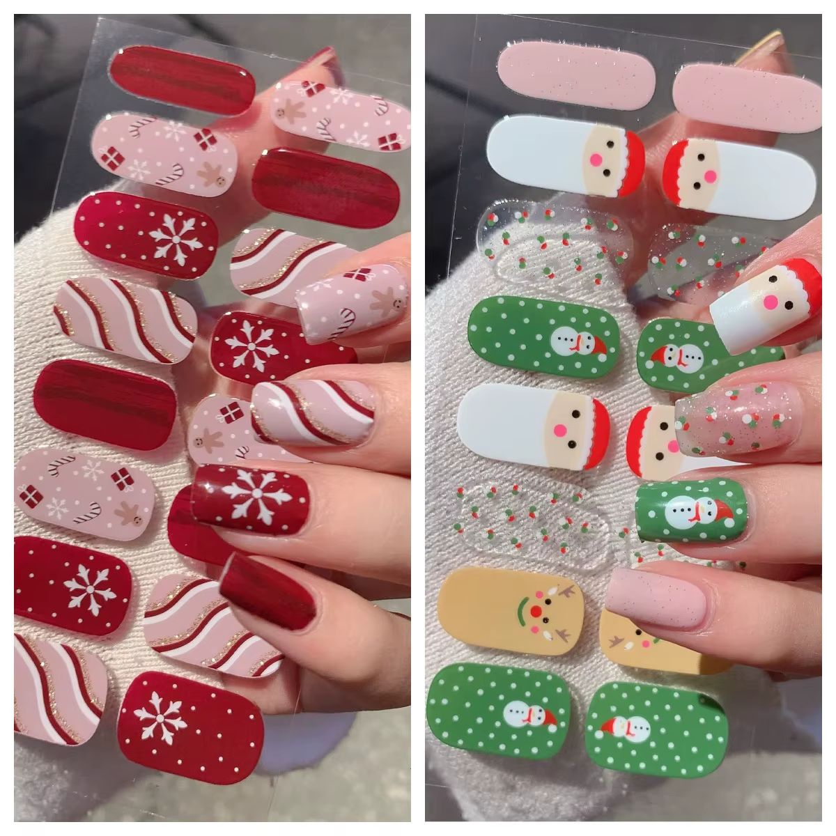 Autocollants pour ongles de noël
