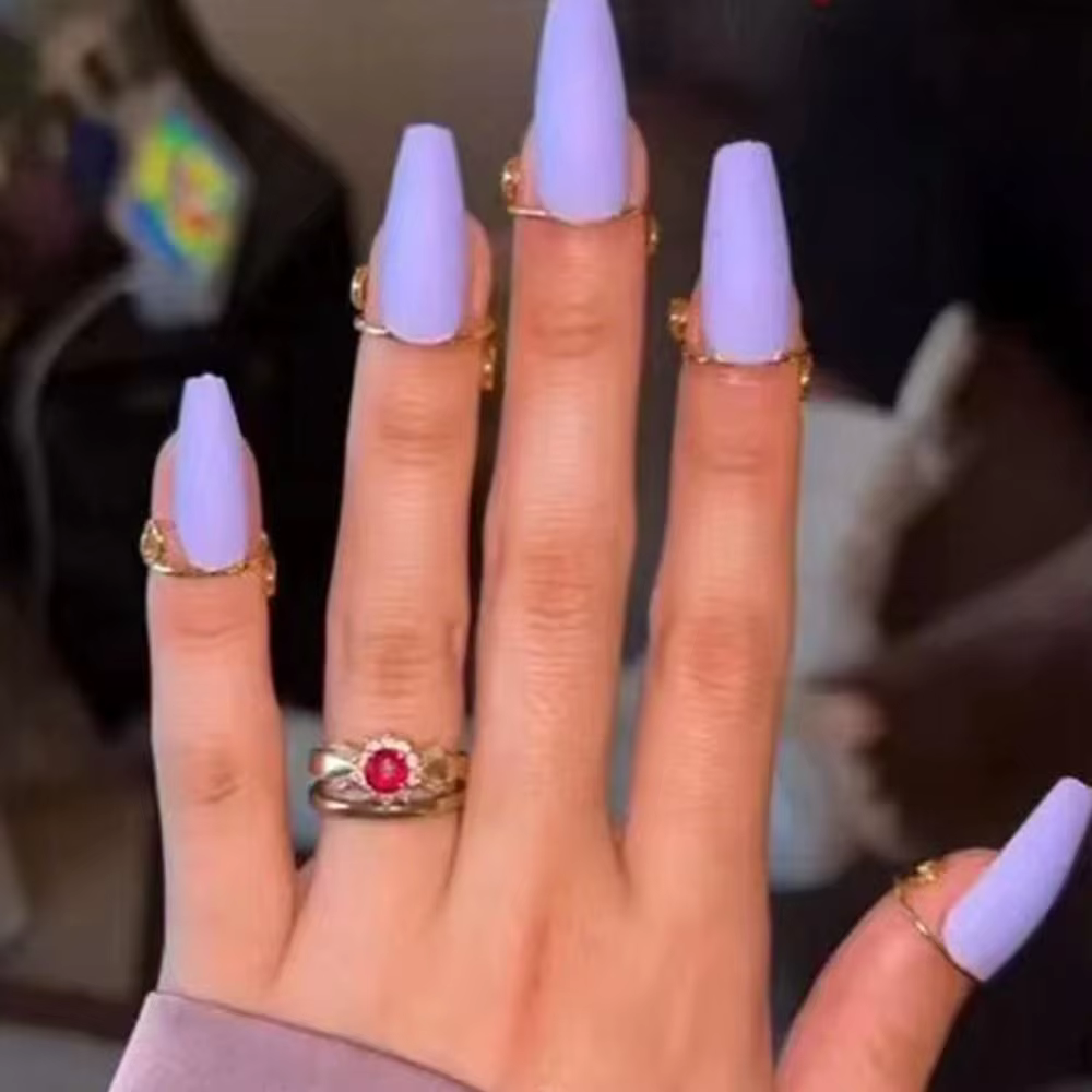 Bagues à Ongles Réutilisables pour Faux Ongles