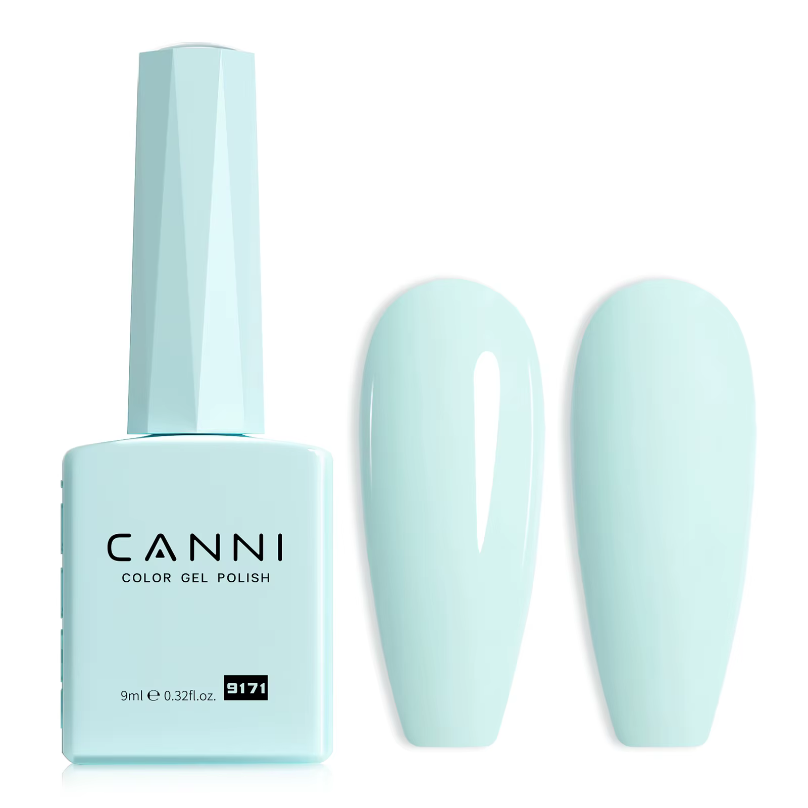 # 9171 CANNI Vernis à ongles en gel 9ml Bleu Glacé Clair HEMA FREE TPO