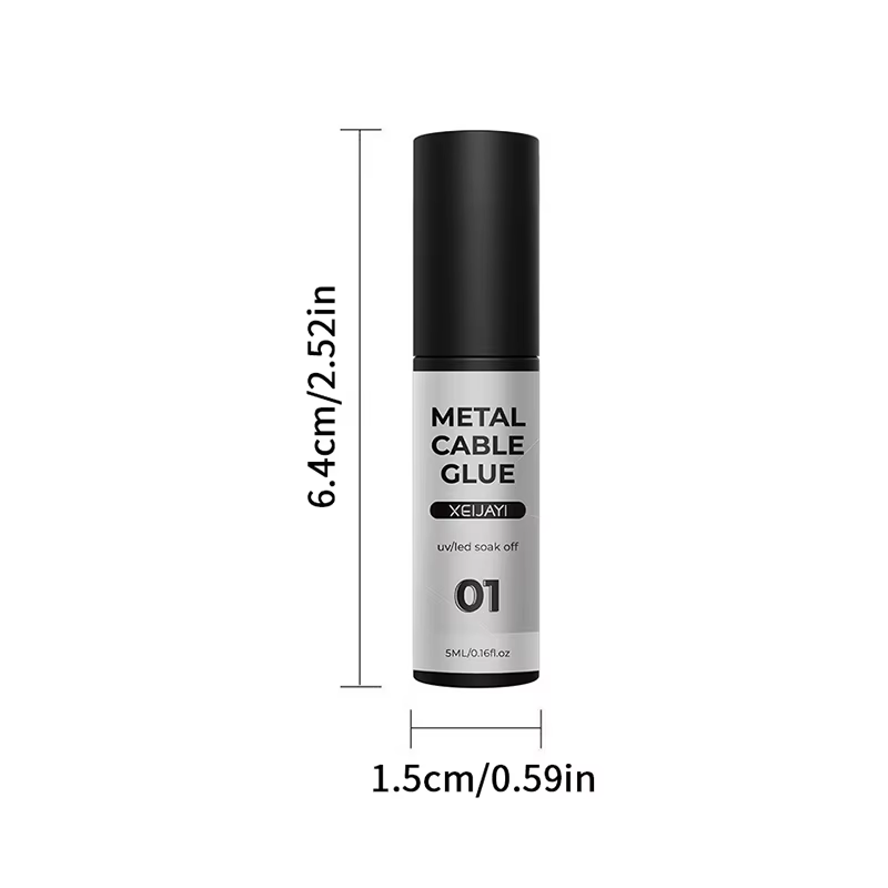 (HS) 5ml Super brillant argent métallique peinture Liner Gel vernis à ongles dessin rayure Graffiti miroir tirer ligne