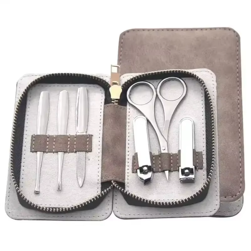 Ensemble de manucure Morandi gris TopGrade