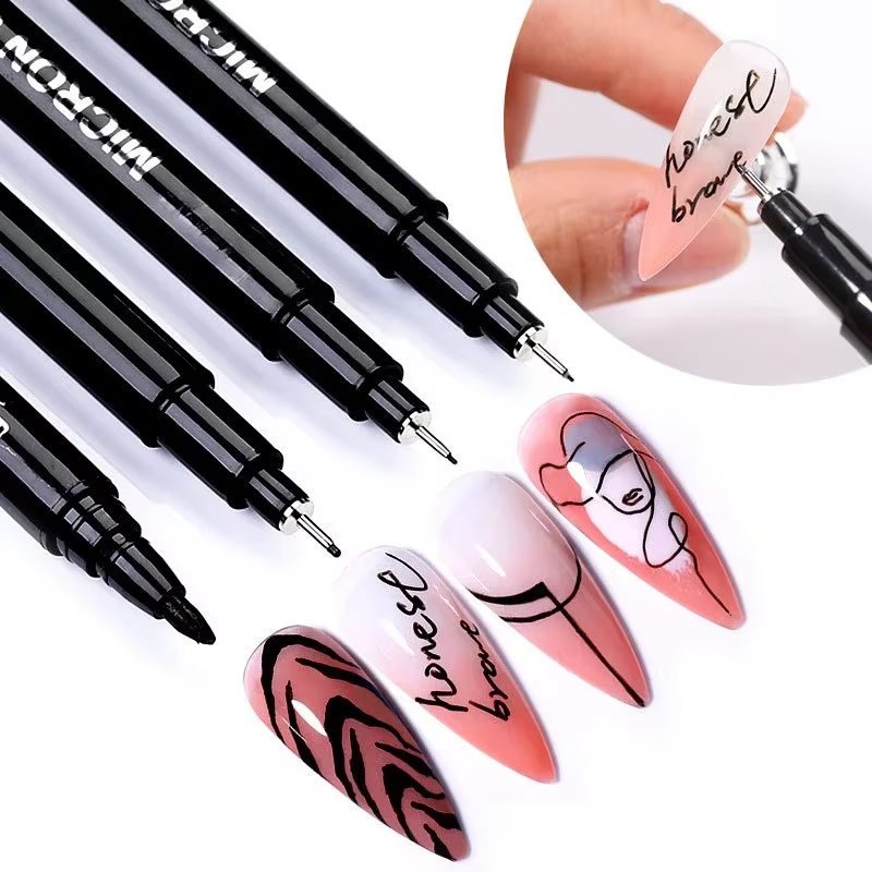 Pinceau pour Nail Art, avec lignes de dessin Ultra-fines
